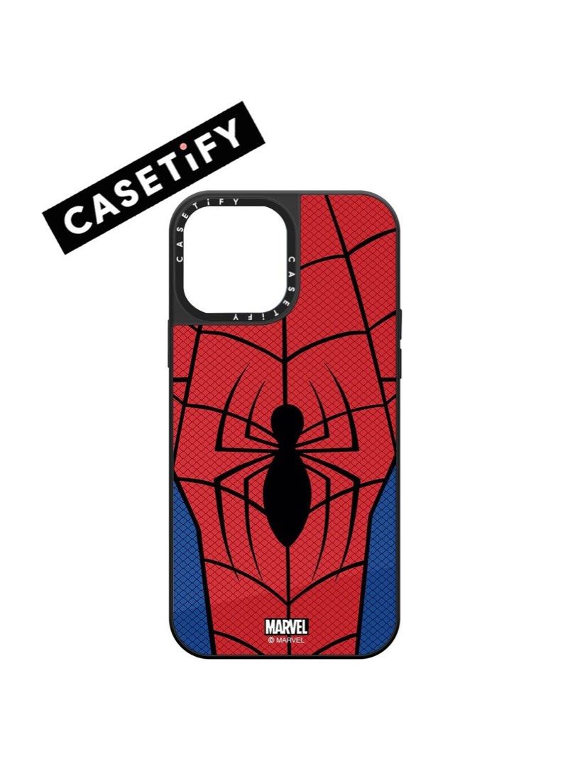 Casetify Spiderman Phone Case for iPhone 13 ProMax (Category: Cases & Sleeves) located in Marikina City. Submitted by traxwap (Listing ID 1456732518, Image 1). Description: - Spiderman themed phone case - Designed for iPhone 13 Pro Max .