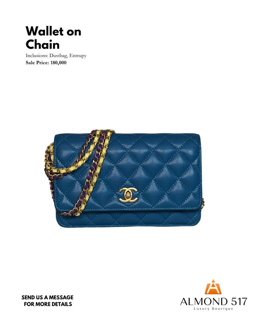 Chanel wallet on chain limited edition bag (Category: Luxury Bags & Wallets) located in Taguig. Submitted by reimac_almond517 (Listing ID 1456698216, Image 1). Description: .