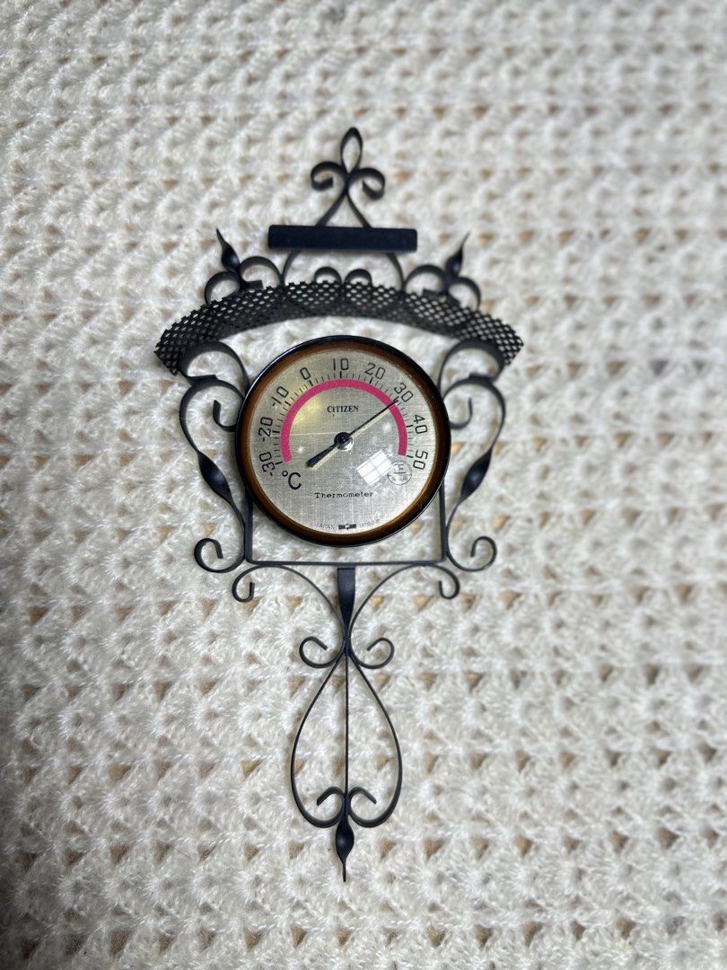 CITIZEN Antique-Style Thermometer and Hygrometer (Category: Thermometers) located in Davao. Submitted by favoritepreloved (Listing ID 1456717277, Image 1). Description: .