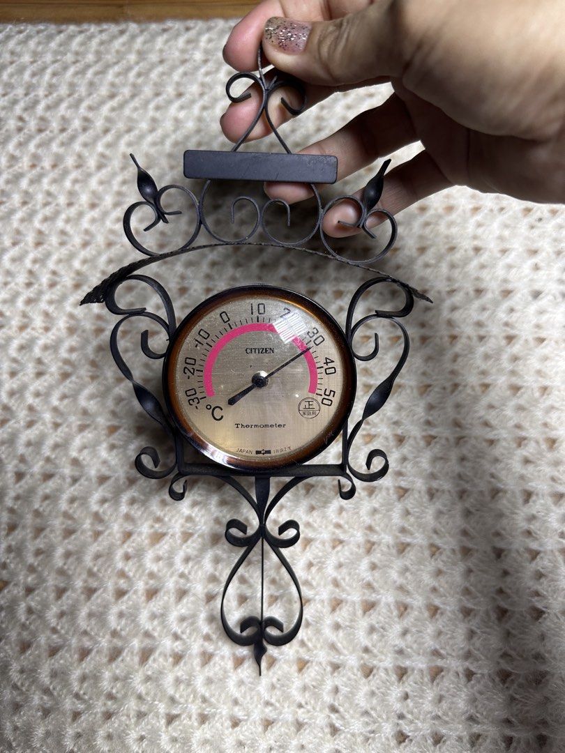 CITIZEN Antique-Style Thermometer and Hygrometer (Category: Thermometers) located in Davao. Submitted by favoritepreloved (Listing ID 1456717277, Image 3). Description: .