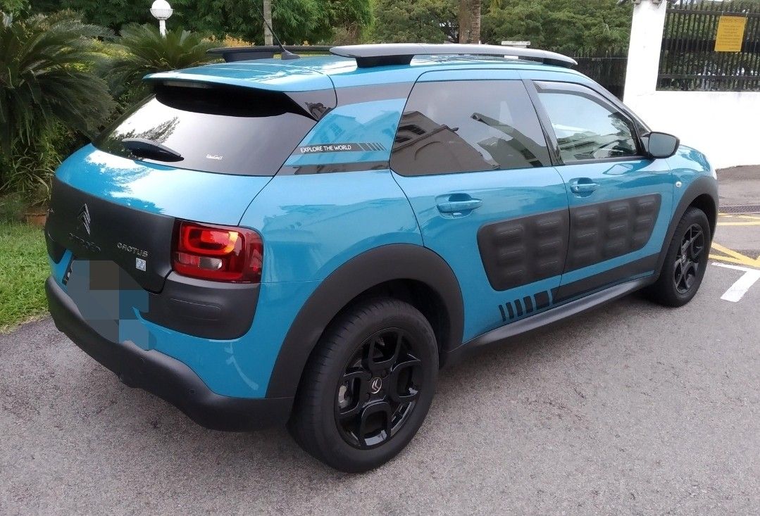 Citroen C4 Cactus 1.2 PureTech S&S EAT6 Explorer Edition (A) (Category: Used Cars) located in Singapore. Submitted by vmaxxx (Listing ID 1456654932, Image 3). Description: One owner Direct owner selling Accident free Gently driven all the time Well taken care of No repairs needed Low mileage No dealers please.