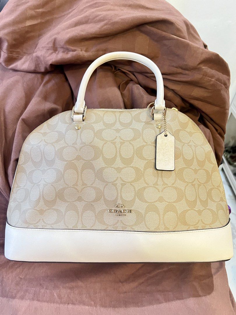 Coach Bag (Category: Luxury Bags & Wallets) located in Manila. Submitted by bagsauthenticz (Listing ID 1456623958, Image 1). Description: Coach F27584 - Signature Sierra Satchel Dome Bag Leather Handbag. For Sale Decluttering good as brand new. .