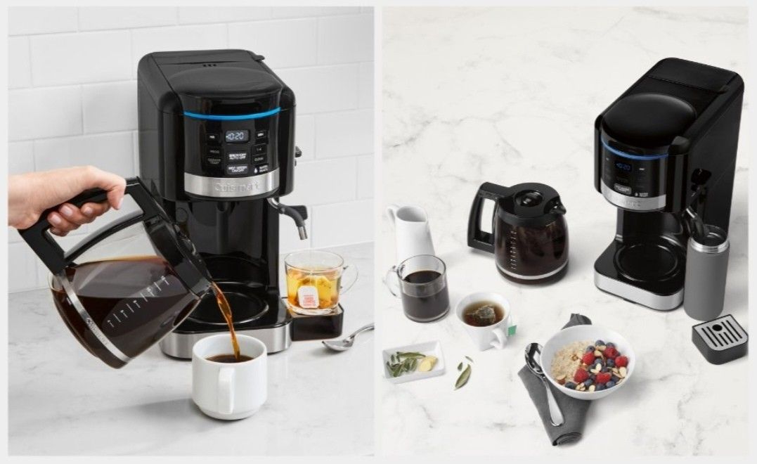 Cuisinart Coffee Plus 12-Cup Coffeemaker & Hot Water System (Category: Coffee Machines & Makers) located in Muntinlupa City. Submitted by papilantik27 (Listing ID 1456648374, Image 3). Description: BRANDNEW FROM US - Cuisinart Coffee Plus 12-cup Coffeemaker & Hot Water System - Brews coffee and dispenses hot water at the same time - Programmable with 24-hour brew start - Adjustable brew strength and carafe temperature - Compact design, perfect fo