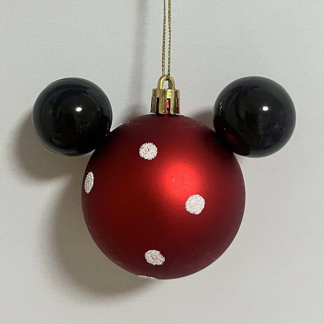 CUSTOM! Mickey Mouse Inspired Christmas Balls (12pcs/set) (Category: Other Home Decor) located in Cavite. Submitted by bubfinds (Listing ID 1456703031, Image 1). Description: MADE FOR PRE-ORDER - 6cm Christmas Balls - 400 PHP for 12pcs - 7 to 10 days processing - Other colors also available! (PM us your preferred color) Payment Terms: - 50% Downpayment Upon Order - 50% Balance to be Paid before Ship Out.