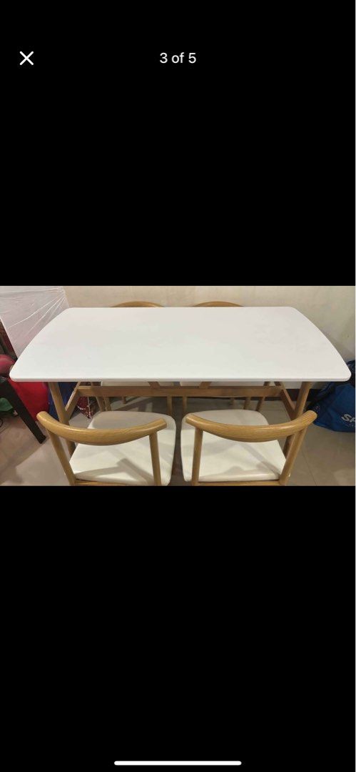 Dining table set (Category: Tables & Sets) located in Manila. Submitted by jennytyu (Listing ID 1456613458, Image 2). Description: .