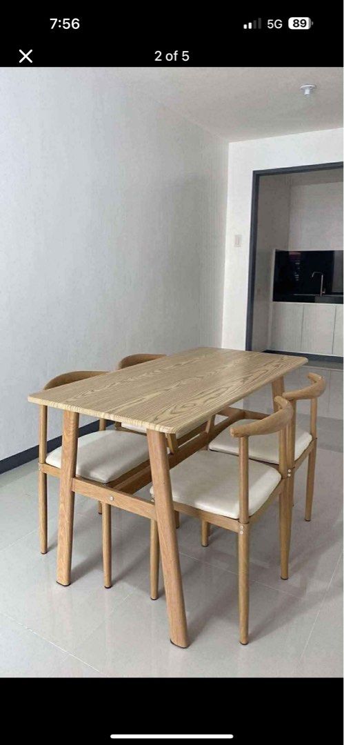Dining table set (Category: Tables & Sets) located in Manila. Submitted by jennytyu (Listing ID 1456613458, Image 3). Description: .