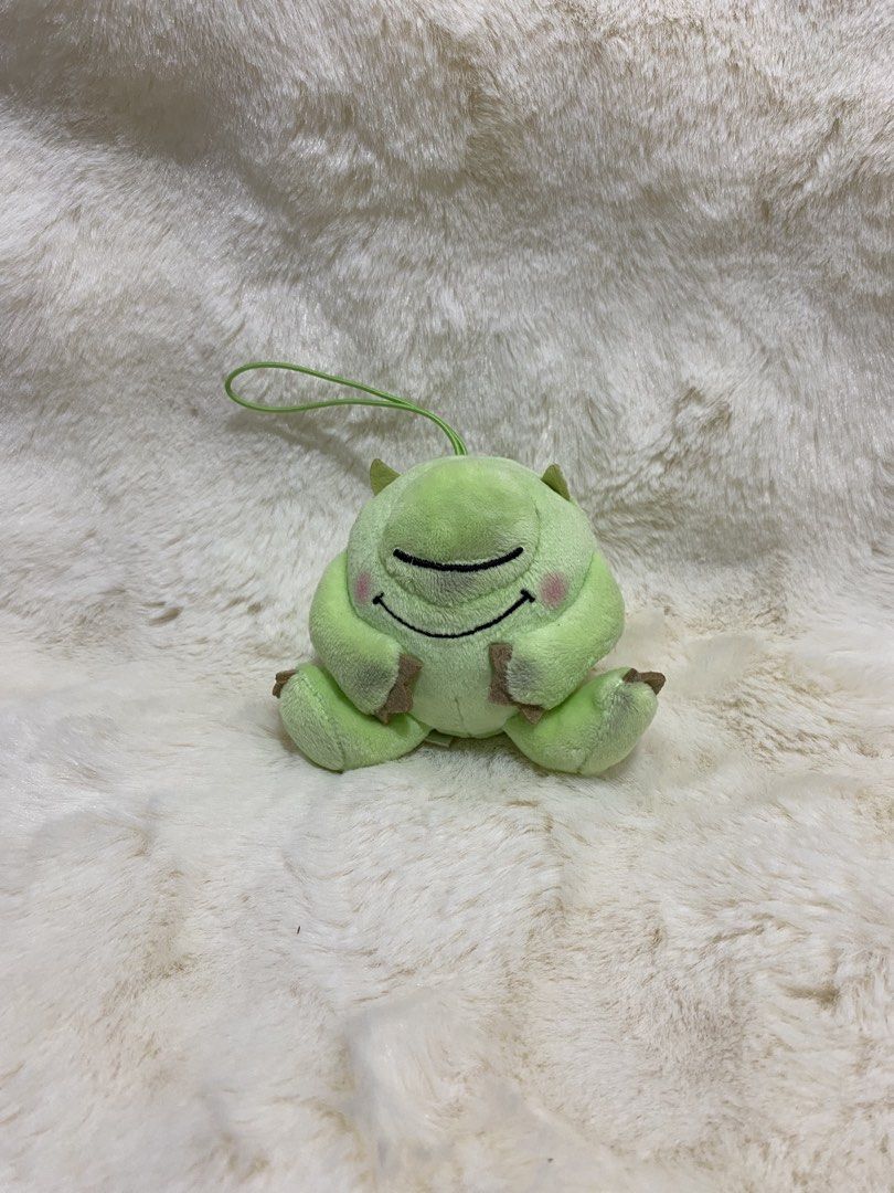 Disney Pixar Sleeping Mike Wazowski plush charm keychain (Category: Plushies & Soft Toys) located in Kalibo. Submitted by ollie_stuffshop (Listing ID 1456630932, Image 1). Description: Before you send your inquiries: ❗️Last Price is already posted ❗️Manage your expectations, WYSIWYG ❗️May need washing ❗️Shipping day is every Sunday - Adorable green monster plush toy - Features a cheerful, happy face - Cute little horns - Soft and huggable stuffin