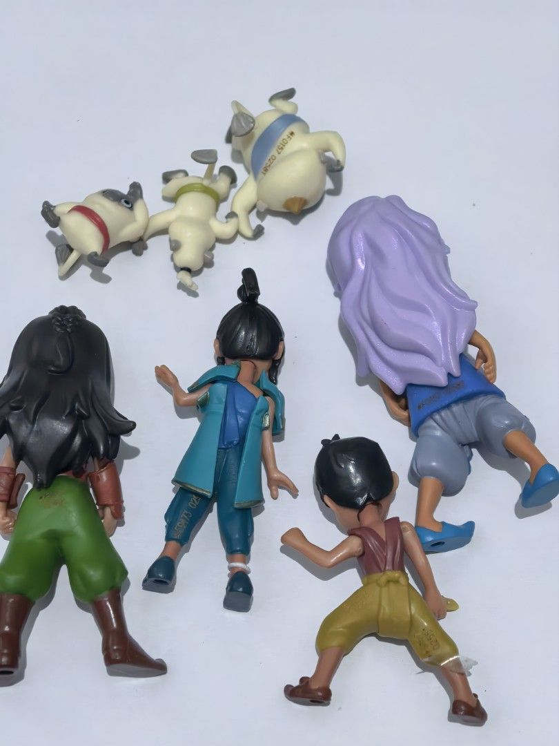 Disney Raya and the Last Dragon Action Figures Set (Category: Figurines & Statues) located in Manila. Submitted by kenslie (Listing ID 1456718543, Image 2). Description: - Set of 6 Raya and the Last Dragon figures - Includes Raya, Sisu, Boun, Noi, and two other characters - Made of durable plastic - Some figures feature movable parts - Ideal collectible for fans of the movie.