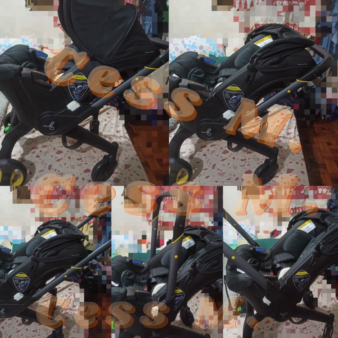 Doona Style 4-in-1 Car Seat Stroller (Category: Strollers) located in Pasig City. Submitted by zeldacess (Listing ID 1456717703, Image 3). Description: - 2023 Doona Style 4-in-1 Car Seat Stroller - Functions: Car Seat, Stroller, Carrier, Rocker - Easy and quick transformation - 5-point safety harness - Adjustable handle - Smooth maneuverability with 360 swivel front wheels - Lightweight and compact design - Suitable for newborns up to 15 months (