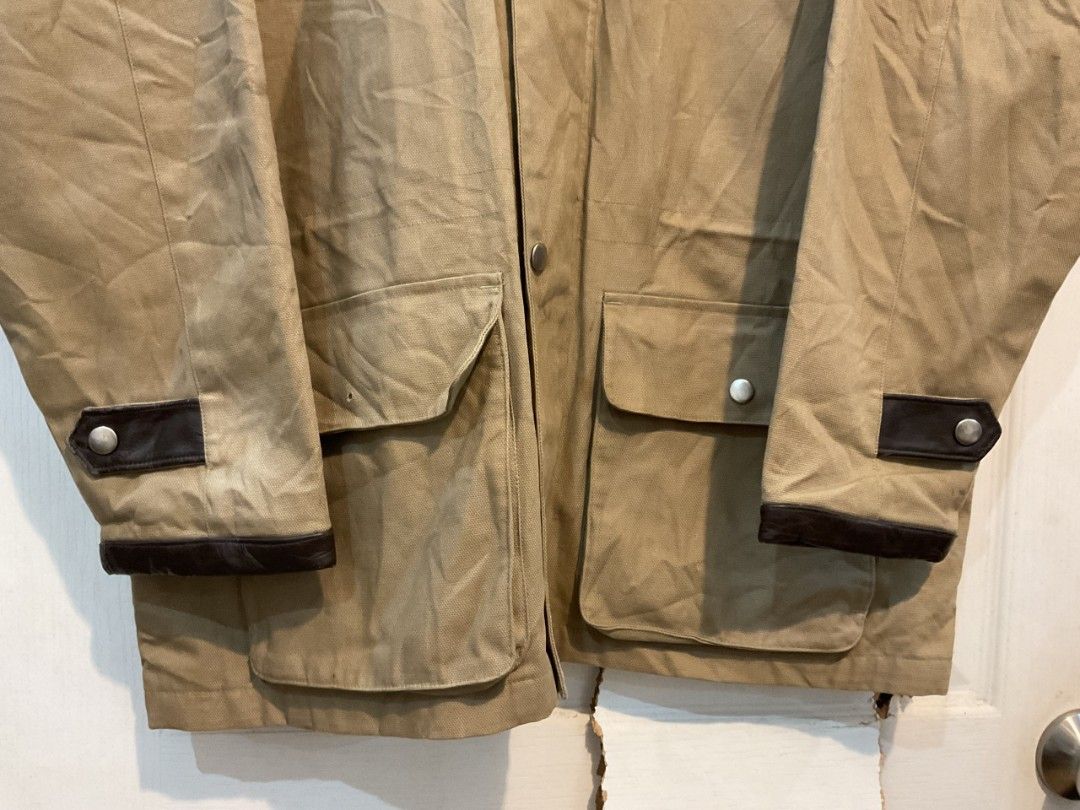 Duck Canvas Chore Jacket with Leather collar Carhartt Alternative Barbour (Category: Coats, Jackets and Outerwear) located in Calamba. Submitted by _.anjelis (Listing ID 1456721222, Image 3). Description: medium fits large-xl.