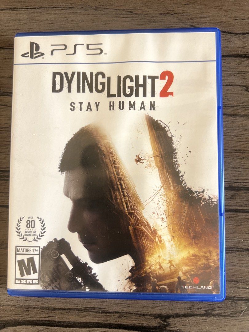 Dying Light 2 Stay Human PS5 Game (Category: PlayStation) located in Las Pinas. Submitted by erikaheio (Listing ID 1456607150, Image 1). Description: - Dying Light 2 Stay Human for PlayStation 5 - Explore a vast post-apocalyptic world - Make impactful choices that shape the story - Intense action-adventure gameplay - Features strong violence and language (Rated M for Mature 17+) - Includes optional in-game purchases.
