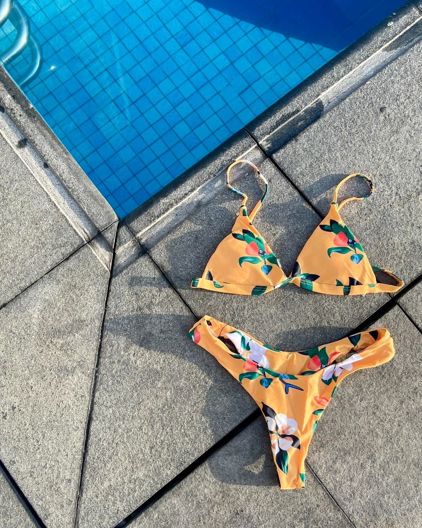 ELLA TWO-PIECE SWIMSUIT BIKINI SET BUNDLE OF 2 (Category: Bikinis & Swimsuits) located in Makati City. Submitted by 317.manila (Listing ID 1456748033, Image 2). Description: Brand New Swimsuit Set 🩱✨ • Size: Small (S) • Condition: Brand New • No flaws / No damages • Never worn • Bundle of 2 • Ready to ship 📦 Perfect for beach trips, pool days, and summer getaways! 🌴☀️ 📩 Message me for more details or inquiries..