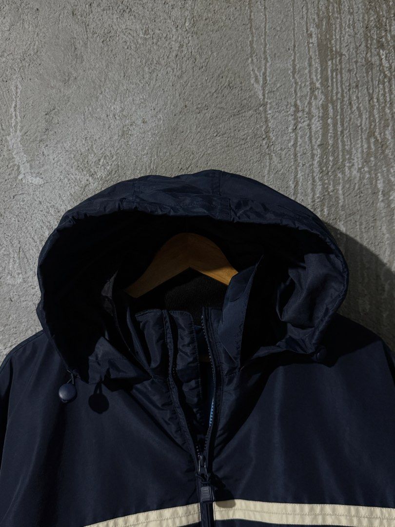 Foot Locker Jacket (packable hoodie) (Category: Coats, Jackets and Outerwear) located in Pasay City. Submitted by niel304 (Listing ID 1456641590, Image 3). Description: Condition: 9/10 Dimensions: 25x30-31 Size on tag: Large Issues: minor stains (washable).