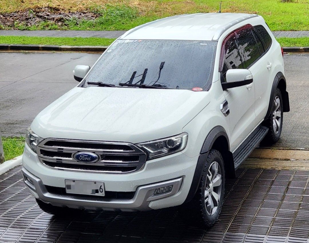 Ford Everest (Category: Used Cars) located in Paranaque City. Submitted by mikkasawyer (Listing ID 1451349009, Image 2). Description: 2016 Ford Everest Trend 2.2 AT Diesel Turbo Direct buyers only. Pass sa buy-and-sell. 94k+ km | First owned, Registered under my wife's name until June 2027 Complete service records (Ford CASA until 2021, Autodeca 2021-present). Not flooded. Cold A/C. Smooth shifting. Newly serviced with fresh 100% synthetic oil, n