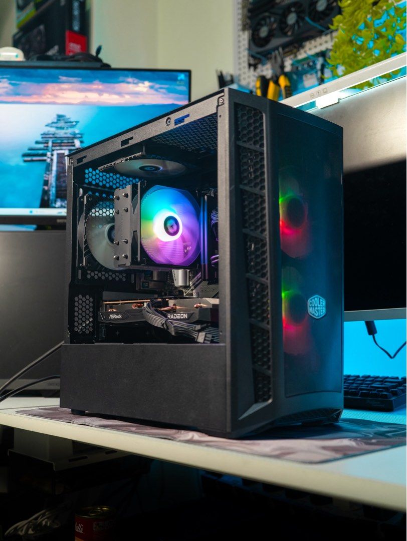 Gaming PC RX6600 / i7-9700K (RTX 3060 / Ryzen 7 3700X Equivalent) 1000GB SSD / 16GB RAM RGB Gaming PC Desktop PC Workstation (Category: Desktops) located in Singapore. Submitted by clankertechx (Listing ID 1456775955, Image 1). Description: Still available❗️Selling cheap hence negotiations will be unappreciated. Can test before purchase! Offer must be left before discussing meetup day and time to avoid flaking, thank you. Cleaned stress tested an
