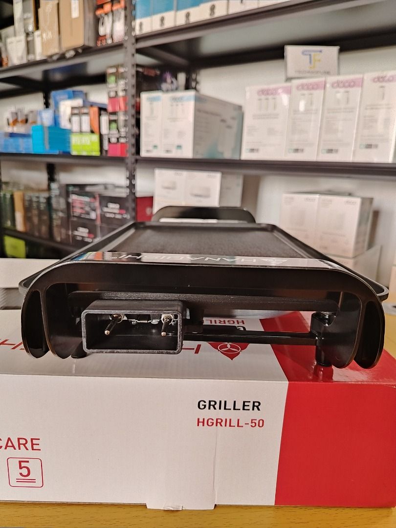 Hanabishi Electric Griller HGRILL50 (Category: BBQ, Grills & Hotpots) located in Pasig City. Submitted by technofuseofficial (Listing ID 1456688408, Image 3). Description: Hanabishi Electric Griller HGRILL50 Brand New and Original Items Store Location: 4F Unit 402, 604 Shaw Boulevard, Barangay Kapitolyo, Pasig City Same Day Delivery: - Lalamove delivery within Metro Manila - For walk-ins: Always PM first for item availability - We are also open f