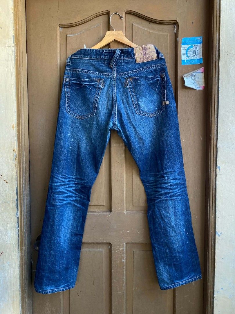 Heritage Plory Pride & Glory selvedge tattered jeans (Category: Jeans) located in Cabuyao City. Submitted by PHdowner30 (Listing ID 1456608843, Image 2). Description: FOR SALE ONLY Heritage Plory Pride & Glory selvedge tattered jeans Size: 32 waist Length: 39 Leg opening: 8 Excellent condition Authentic P400 + SF negotiable Pm.