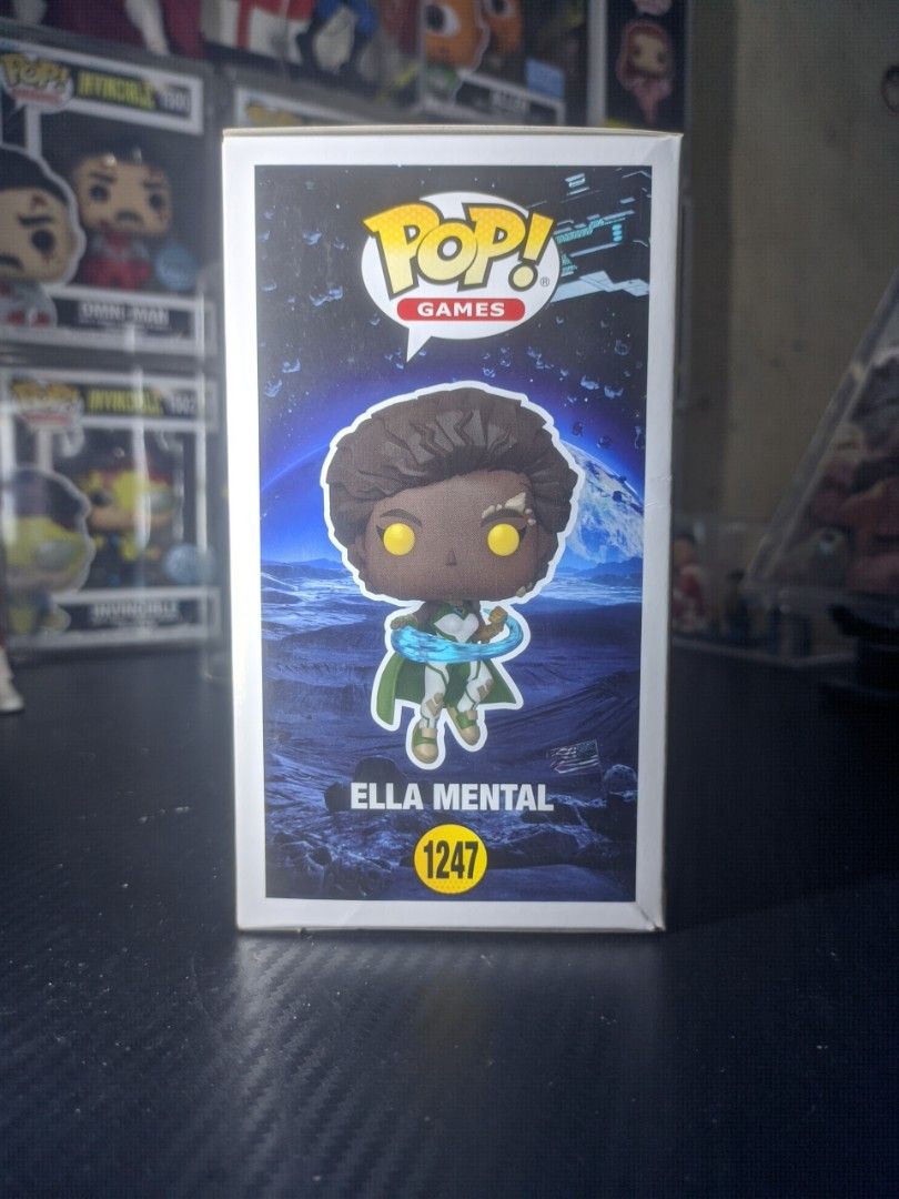 Invincible Ella Mental Pop! #1247 (Category: Designer & Blind Box Toys) located in Manila. Submitted by ambofgod (Listing ID 1456729843, Image 2). Description: 🌟 Selling my duplicate Ella Mental Funko Pop! This is brand new and is kept safely in its box. 🌟 WHY YOU SHOULD BUY IT!? (For Invincible fans and collectors 😁) - Originally, Ella Mental debuted as an exclusive character from the InvincibleVS video game. But following the release of the 
