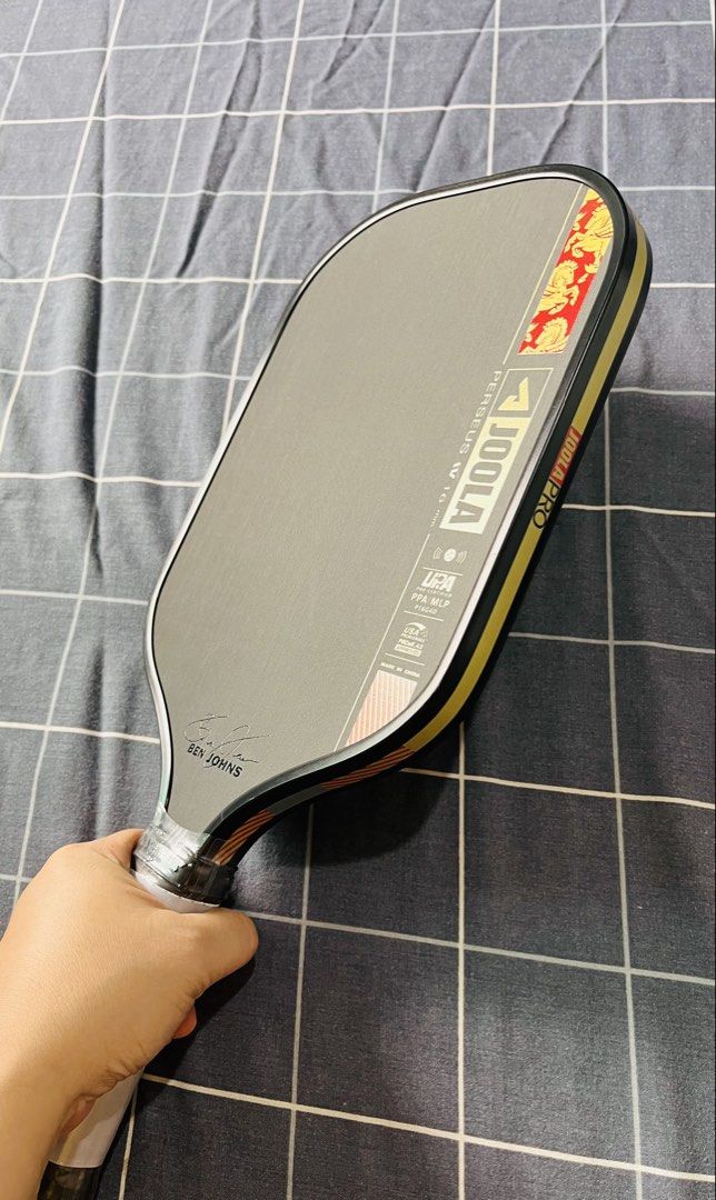 JOOLA Perseus CFS 16 Ben Johns Pickleball Paddle (Category: Racket and Ball Sports) located in Manila. Submitted by pickleball_paddles (Listing ID 1456669242, Image 2). Description: - JOOLA Perseus CFS 16 Pickleball Paddle - Ben Johns Edition - USAPA Approved - Ideal for pickleball players - Ready for your next game.