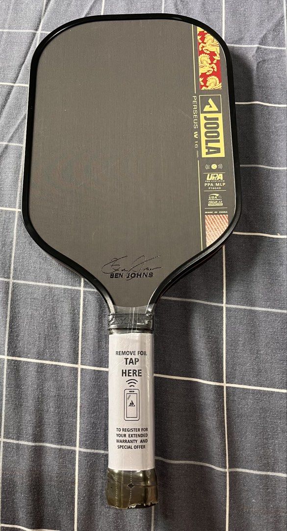 JOOLA Perseus CFS 16 Ben Johns Pickleball Paddle (Category: Racket and Ball Sports) located in Manila. Submitted by pickleball_paddles (Listing ID 1456669242, Image 1). Description: - JOOLA Perseus CFS 16 Pickleball Paddle - Ben Johns Edition - USAPA Approved - Ideal for pickleball players - Ready for your next game.