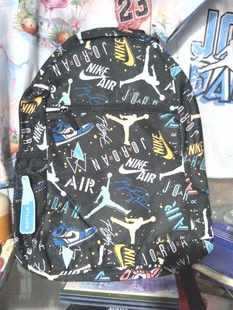 Jordan AOP Backpack Authentic (Category: Backpacks) located in Pasay City. Submitted by jerome23 (Listing ID 1456627705, Image 1). Description: brand new with tag 100% Authentic.