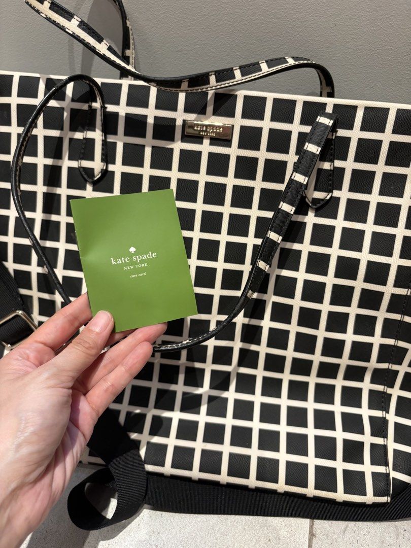 Never Used Kate Spade Diaper Bag with Changing Pad (Category: Diaper Bags & Wetbags) located in Makati City. Submitted by ng2026 (Listing ID 1456621617, Image 3). Description: Very Chic Kate Spade diaper bag - brand new with card and wrapped zipper - ample storage with numerous interior and exterior pockets - includes a convenient changing pad - elegant gold hardware details - ide for parents needing a functional and fashionable bag on the go.