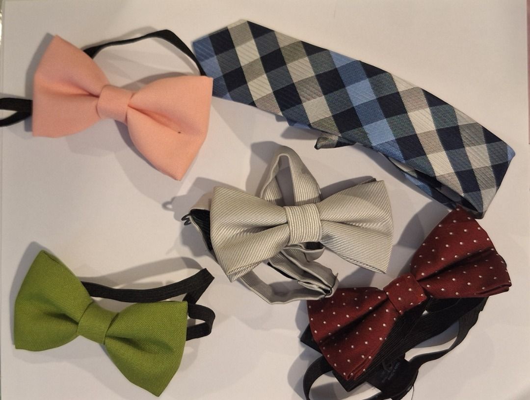 KIDS Peach Bow Tie (Category: Ties) located in General Trias. Submitted by aeunice (Listing ID 1456681993, Image 3). Description: In Good Condition. Cute peach bow tie with adjustable black strap. Comes in a small black box. Perfect for parties and special occasions. Meet up / Shipping via Lalamove, JnT, Gogo Express & LBC..