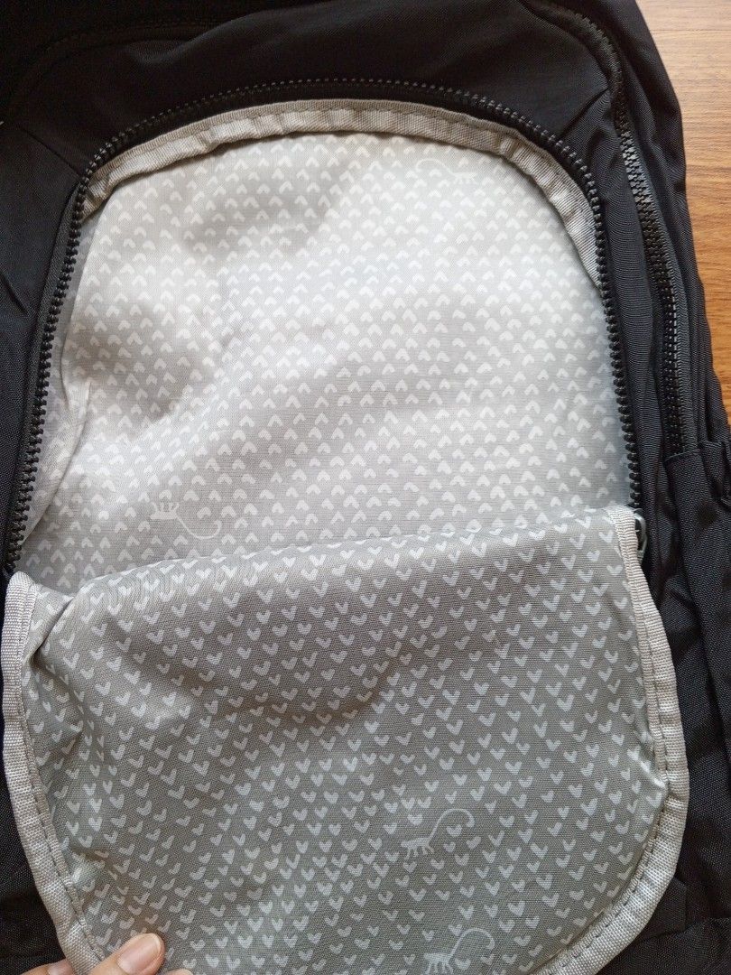 KIPLING Backpack in Black (Category: Backpacks) located in Lucena. Submitted by declutter.lc (Listing ID 1456760402, Image 3). Description: KIPLING Backpack in Black - multi compartments - 2 front zip pocket - 2 garterized side pockets - total of 5 zip compartment - with laptop compartment - with monkey keychain BRAND NEW - PRELOVED UNUSED ‎💰 MOP: GCash ‎📦 Shipping fee is shouldered by the buyer. ‎🚚 Courier: J&T Express (Nationwide shipping) ‎