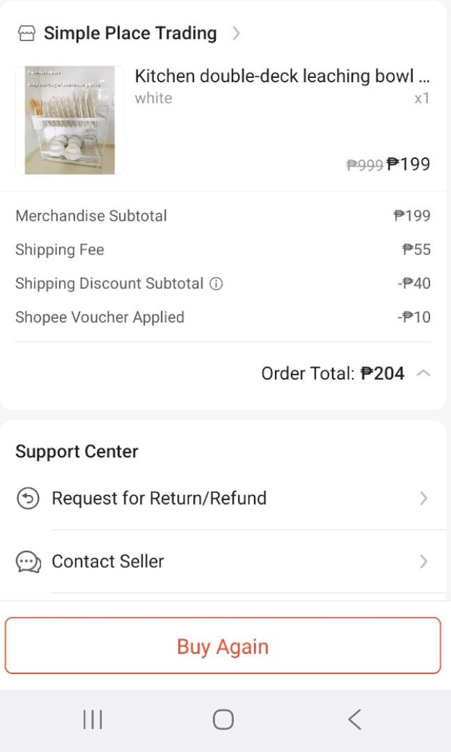 Kitchen Dishrack double tier (Category: Food Organization & Storage) located in Manila. Submitted by mai1246 (Listing ID 1456775833, Image 2). Description: almost new, didnt fit my kitchen so had to change to a new one. complete parts and already cleaned. last price is on the list. can send more pics if needed..