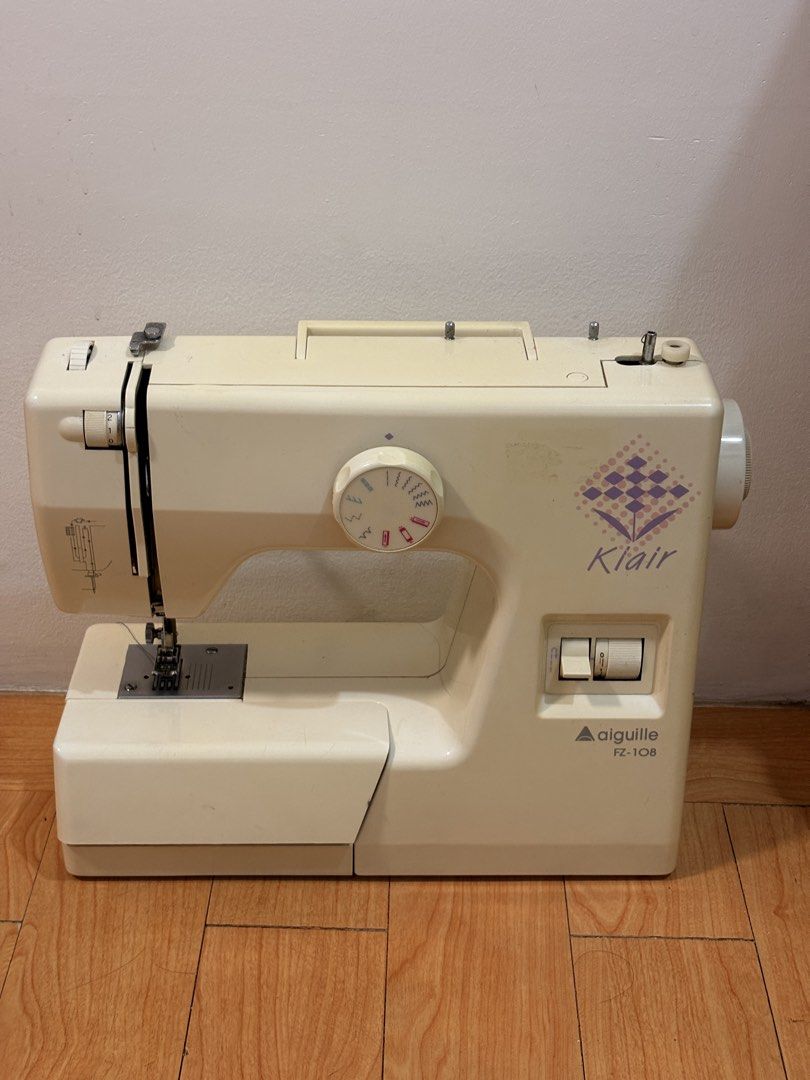 K'lair FZ-108 Sewing Machine (Category: Craft Supplies & Tools) located in Manila. Submitted by ianprltsl87436 (Listing ID 1456774854, Image 1). Description: Hello! I'm selling my sewing machine. I don't use it anymore. It includes the machine itself, the cord and the pedal, a converter (because it's 110V), and accessories (foot pedals). Again, the machine is 110V so make sure you only plug it in through the converter. - K'lair sewing machine, mo