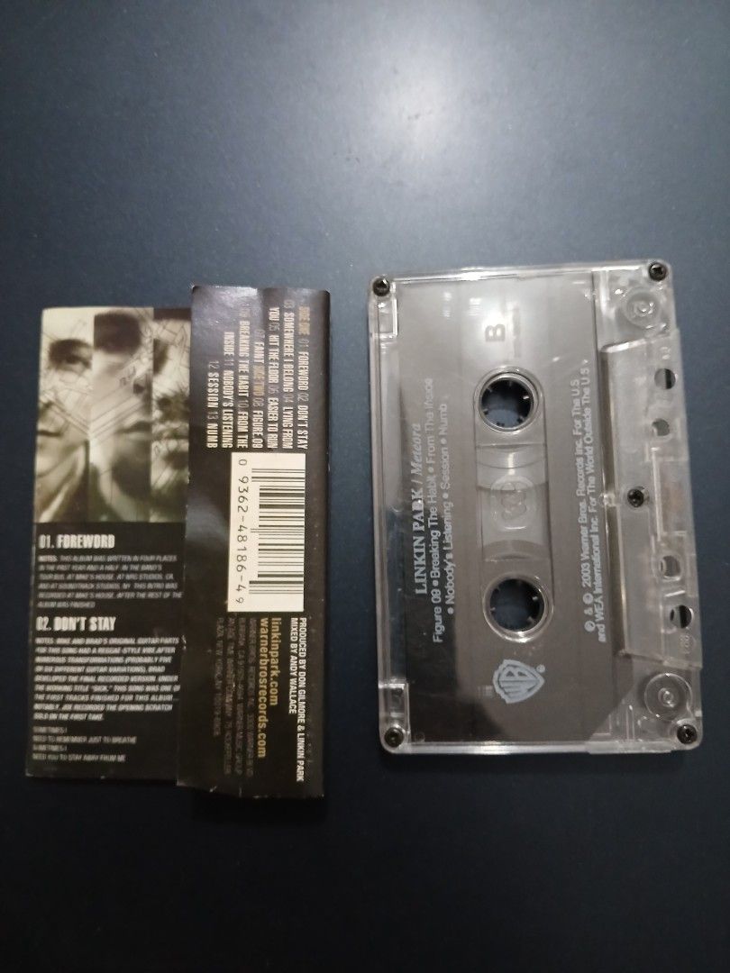 Linkin Park Meteora Cassette Tape (Category: CDs & DVDs) located in Pili. Submitted by marktoraldo (Listing ID 1456676089, Image 2). Description: 550 Add sf Gcash mop. ty admin.
