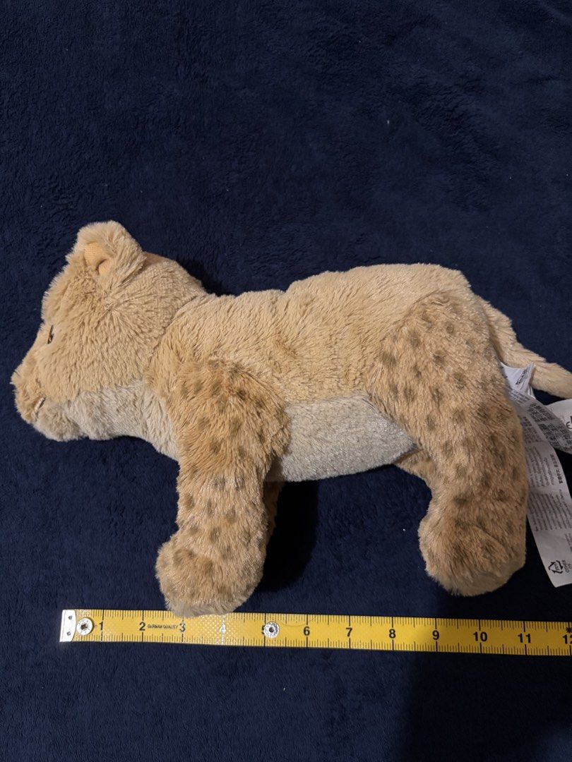 Lion Cub Plush Toy Stuffed Animal (Category: Plushies & Soft Toys) located in Paranaque City. Submitted by dionescollections (Listing ID 1456777795, Image 1). Description: - Adorable lion cub plush toy - Super soft and cuddly material - Features a sweet face and cute spotted fur details - Approximately 12 inches long - Perfect for playtime, display, or nursery decoration - Great gift for animal lovers of all ages 📍 Merville, Parañaque 🚚 J&T Nat