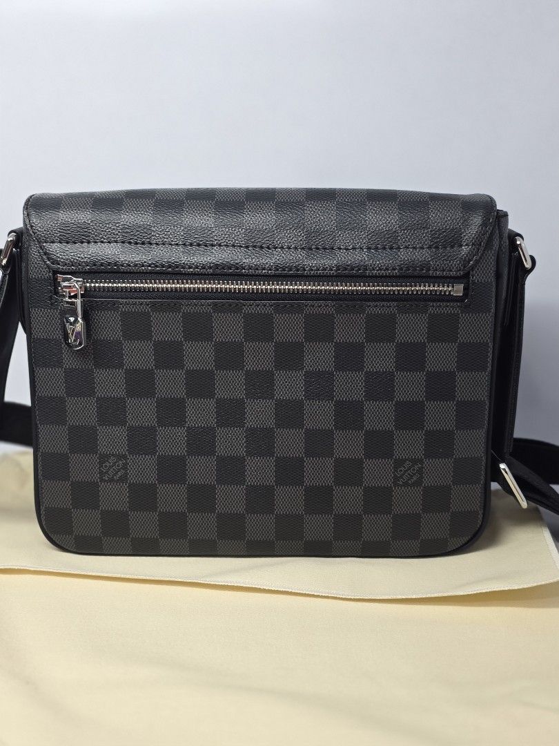 LV Damier Graphite Messenger Bag (Category: Luxury Bags & Wallets) located in Antipolo. Submitted by aaliyahs.closet2 (Listing ID 1456736271, Image 3). Description: ALL MUST GO. DECLUTTERING MY PERSONAL BAGS. Self-Authentication. Strictly 2days Reservation Only. Sending Offer means, you are decided to purchase the item. After Offer received, it is automatically Reserved. No returns, no exchanged. Location: Antipolo, City Shipment via: Lalamove LB