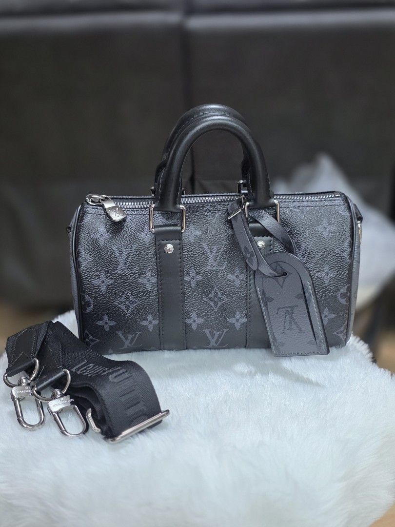 LV Monogram Keepall Bandouliere 25 bag (Category: Luxury Bags & Wallets) located in Antipolo. Submitted by aaliyahs.closet2 (Listing ID 1456736781, Image 2). Description: ALL MUST GO. DECLUTTERING MY PERSONAL BAGS. Self-Authentication. Strictly 2days Reservation Only. Location: Antipolo, City Shipment via: Lalamove LBC Cash on delivery J&T Meet- ups is available for higher amount only. Disclaimer: I am not affliated with any of the brands feature
