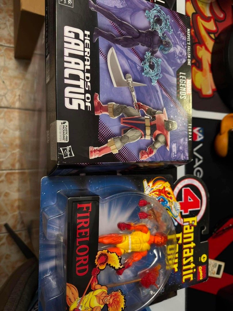 Marvel Legends Galactus Haslab with Heralds (Category: Figurines & Statues) located in Manila. Submitted by chavezjofe92080 (Listing ID 1456630636, Image 2). Description: - Marvel Legends Haslab Galactus set - Includes Galactus figure - Includes Heralds of Galactus figures: Firelord and Terrax - All figures in original packaging - Perfect for Marvel collectors - Note: Galactus box is large misb po Yan all na Kasama heralds.