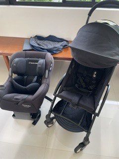 Maxi-Cosi Pria 85 Max (Category: Car Seats) located in Bacoor. Submitted by cts217 (Listing ID 1456669311, Image 3). Description: - Maxi-Cosi car seat and base set - Color: Black - Includes cup holder - Adjustable straps for a secure fit - Cracked buckle but still works - Comes with newborn pillow inserts.