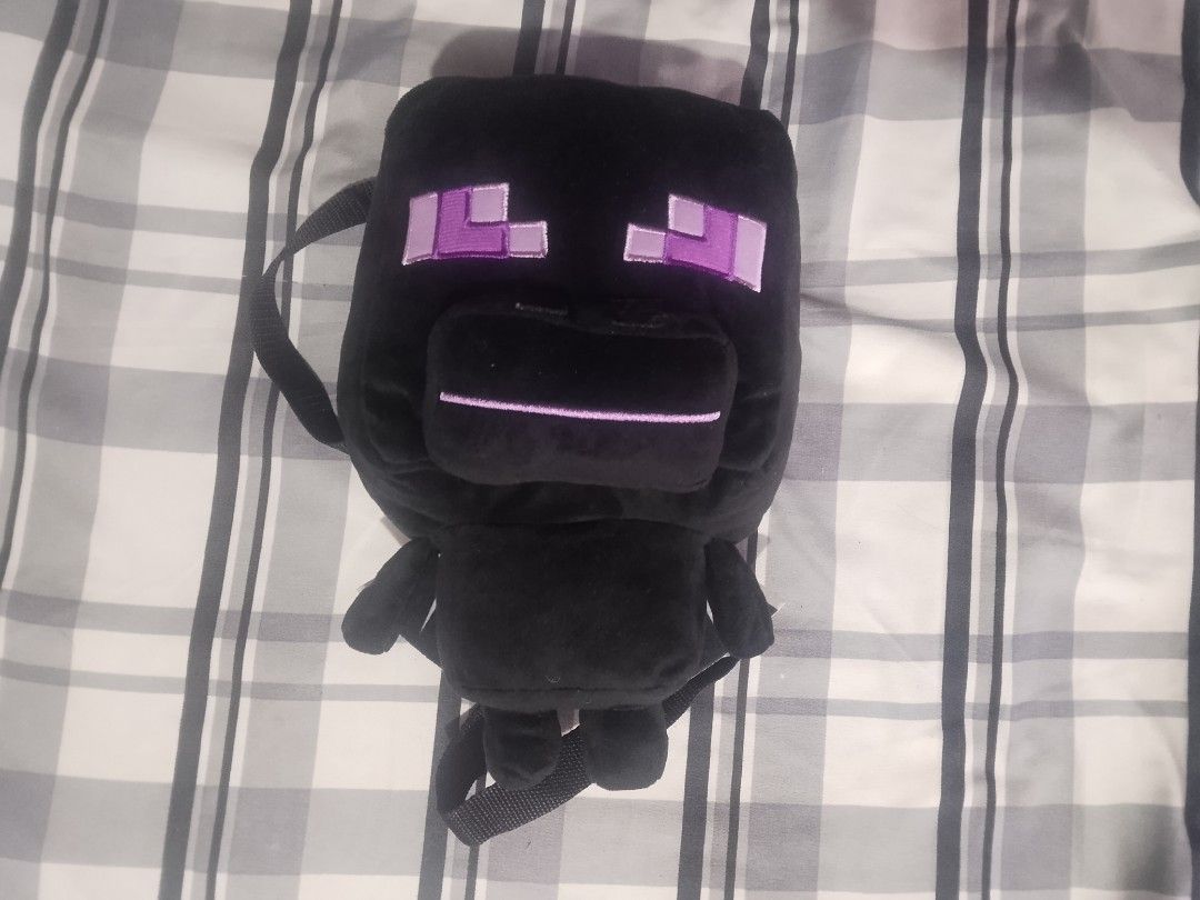 Minecraft enderdragon plush bagpack (Category: Fan Merchandise) located in Mariveles. Submitted by meowmeowxx (Listing ID 1456682727, Image 1). Description: w tag.