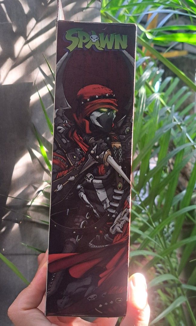 MISB:MCFARLANE NINJA SPAWN (Category: Figurines & Statues) located in Dasmarinas. Submitted by sliver385 (Listing ID 1456687436, Image 3). Description: As is/Misb/For sale only 8/10 box condition ₽1,350 💰GCASH 🛵:LALAMOVE or LBC Branch Pickup(payment first) 📍Cavite or Northgate Alabang during weekdays but by schedule.