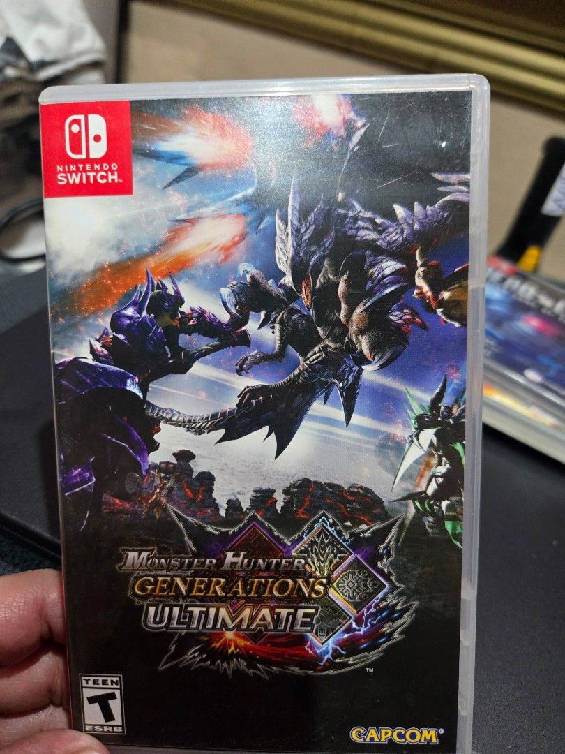 Monster Hunter Generations Ultimate Nintendo Switch Game (Category: Nintendo) located in Quezon City. Submitted by mello_letgoes (Listing ID 1456713725, Image 1). Description: Monster Hunter Generations Ultimate – Nintendo Switch ₱900 Pre-owned original Nintendo Switch game with case. • US / ESRB version • Original game cartridge + case • Tested on Nintendo Switch before listing to confirm the game is working properly • Actual item shown in photo
