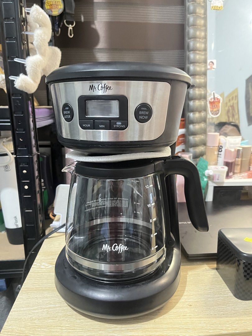 Mr. Coffee 12-Cup Programmable Coffee Maker (Brand New / Open Box / Never Used) (Category: Coffee Machines & Makers) located in Malolos. Submitted by iyowa7323 (Listing ID 1456716887, Image 1). Description: (negotiable) Brand new, never been used Mr. Coffee 12-Cup Programmable Coffee Maker (Black/Stainless Steel finish). Condition: Brand new / Never used / Open box (Pristine condition) Inclusions: Coffee maker and 12-cup glass carafe only (No box