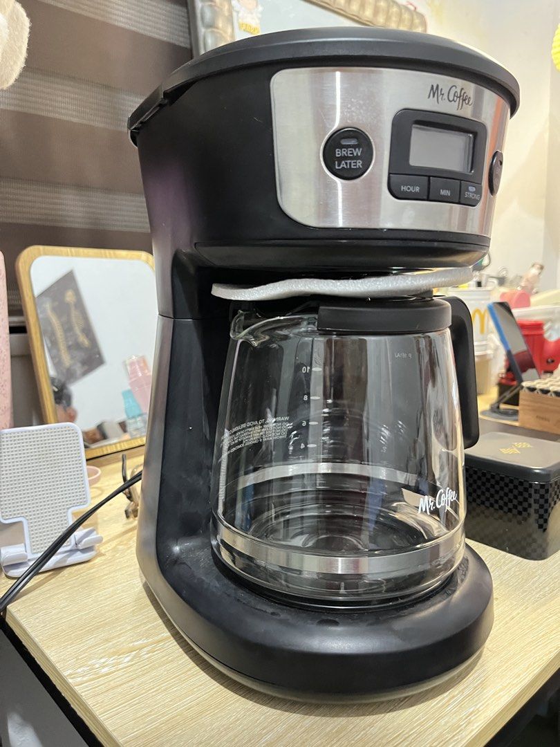 Mr. Coffee 12-Cup Programmable Coffee Maker (Brand New / Open Box / Never Used) (Category: Coffee Machines & Makers) located in Malolos. Submitted by iyowa7323 (Listing ID 1456716887, Image 2). Description: (negotiable) Brand new, never been used Mr. Coffee 12-Cup Programmable Coffee Maker (Black/Stainless Steel finish). Condition: Brand new / Never used / Open box (Pristine condition) Inclusions: Coffee maker and 12-cup glass carafe only (No box