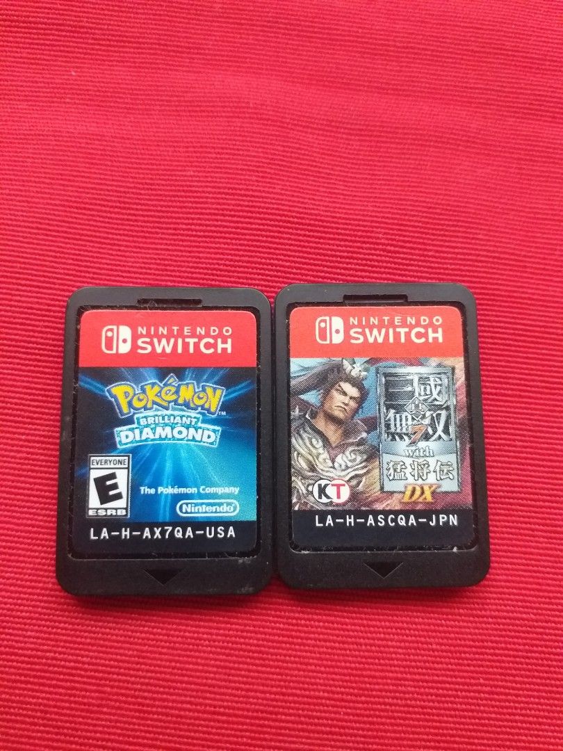 Nintendo Switch Games Pokemon & Other Titles (Category: Nintendo) located in Cavite. Submitted by mamajosie (Listing ID 1456768590, Image 2). Description: Nintendo Switch Games 5 for 4500 Pesos Pokemon Arceus-includes Daybreak DLC in the Cart Pokemon Brilliant Diamond-Rev 1.1.2-can do clone glitch and catch Shaymin Warriors Orochi 4 Asia Version (Update game to download English Subtitles) Goblin Slayer Another Adventure Nightmare Feast Japan Vers