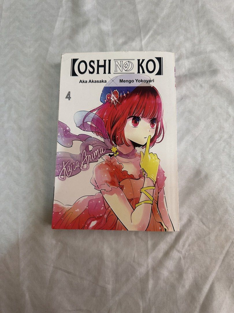 [OFFICIAL] Oshi No Ko VOLUME 4 (Category: Comics & Manga) located in Cagayan de Oro. Submitted by laveralle (Listing ID 1456624741, Image 1). Description: 💌 DM me for more information ! 📍CDO buyers only ‼️ cover is heavily dented and not in good condition, but the content itself is still in amazing condition. .