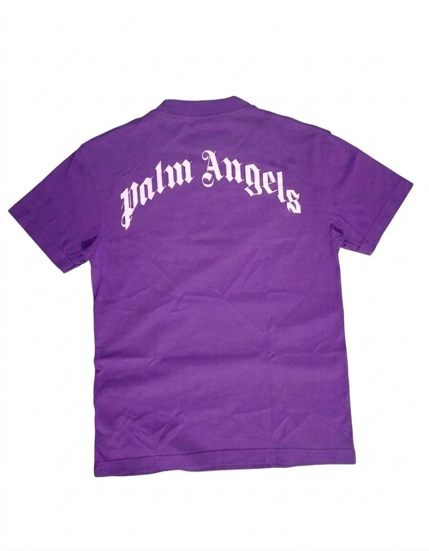 Palm Angels Purple Bear t-shirt (Category: Tshirts & Polo Shirts ) located in Dumaguete. Submitted by rommel159 (Listing ID 1456677277, Image 2). Description: Palm Angels Purple Bear t-shirt Small on tag, Can fit Medium Width: 20 Length: 28 Color Rate: 9.8/10 Issue: Oil Stain Location: Negros Oriental.