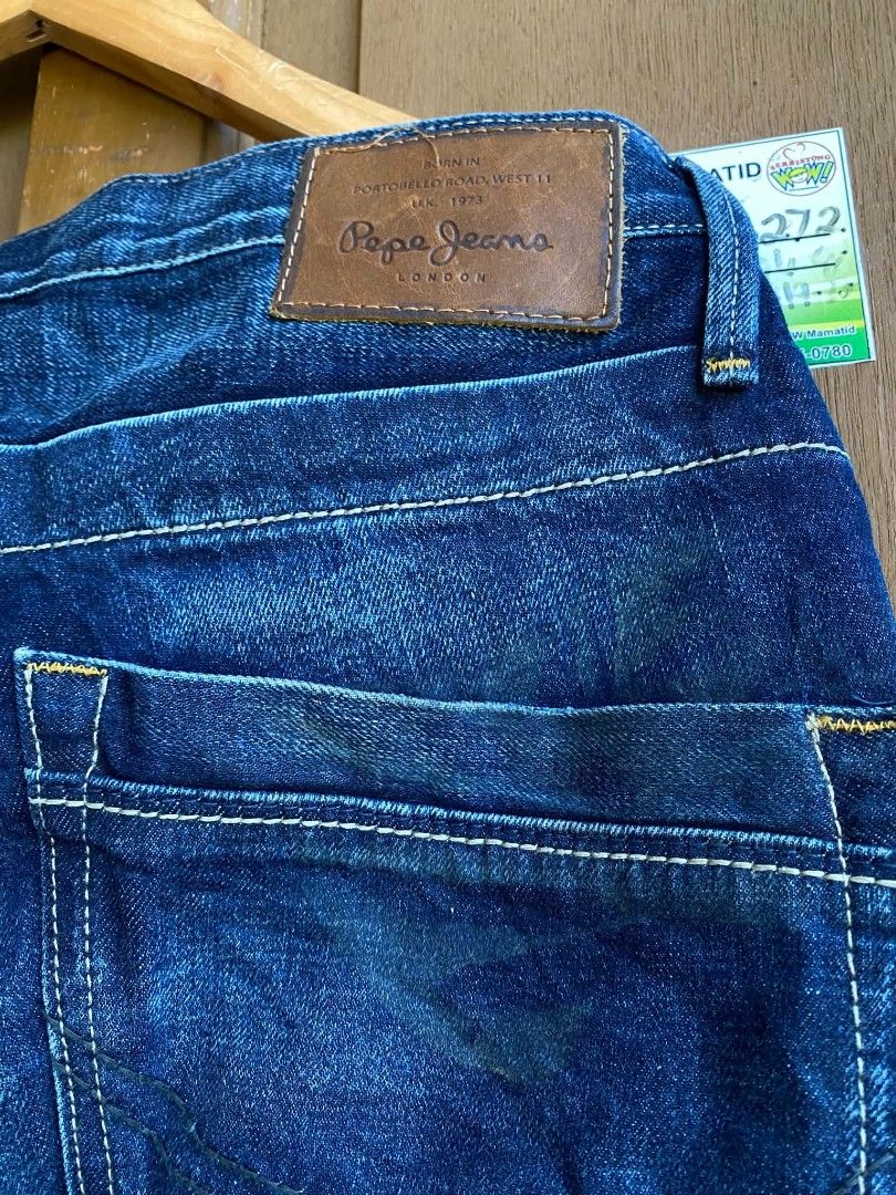 Pepe jeans London jorts blue button fly (Category: Shorts) located in Cabuyao City. Submitted by PHdowner30 (Listing ID 1456608768, Image 3). Description: FOR SALE ONLY Pepe jeans London jorts blue button fly Size: 34 waist Length: 22 Leg opening: 9 Very good condition With hangtag Issue: stain and missing 1 button Authentic P400 + SF negotiable Pm.