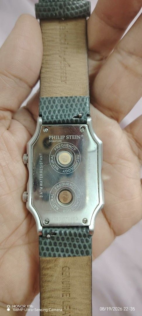Philip Stein Dual Time Zone Watch, Luxury, Watches on Carousell