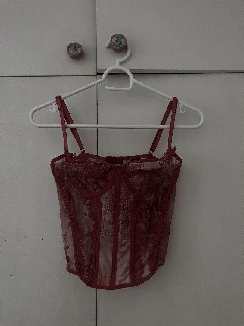 Pink Corset (Category: Sleeveless) located in Manila. Submitted by rur4lthreads (Listing ID 1456693304, Image 1). Description: .