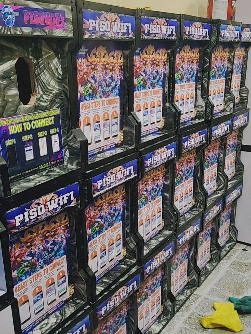 Piso Wifi Vending Machine for Sale (Category: Office & Business Technology) located in Bacolod City. Submitted by productivejunkie (Listing ID 1456778547, Image 1). Description: 💥 PISOWIFI PACKAGE PROMO 💥 Local Build Package 💥Durabuild Package 💥Long-range Package 💥 Main Specification: 💥Dimension 29*44*26 cm 💥 Orange Pi Quad Core 1Gb Ram 💥 Original Sandisk Ultra 16Gb class 10 💥 Power supply 5A 💥 Usb to Lan/ Gigabit lan 3.0 💥 AP Antenna 
