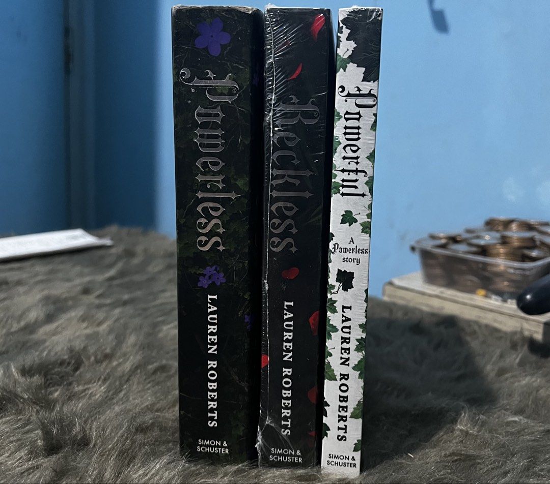 Powerless Series (Category: Storybooks) located in San Jose del Monte. Submitted by strawberries_withchocolates (Listing ID 1456745255, Image 3). Description: Hi!! If you want to try and read the Powerless Series for a lower price, dm me for details. The product is original while the first book is only used once, the others are still sealed and in their original packaging if that’s okay. I’m selling few of my books because I need funds 🥰.