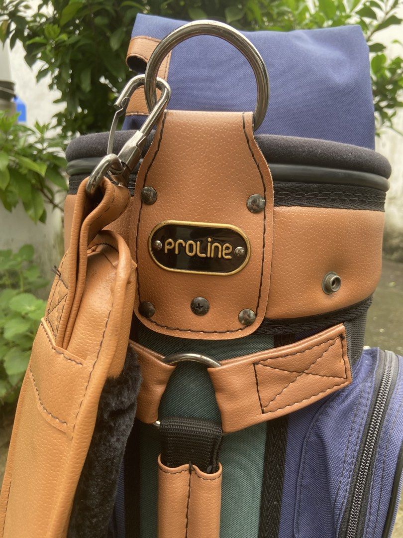 Proline Golf Bag (Category: Golf) located in Paranaque City. Submitted by mentally12yrsold (Listing ID 1456631599, Image 1). Description: Vintage Proline Golf Bag (Purple & Green) RFS: Decluttering.